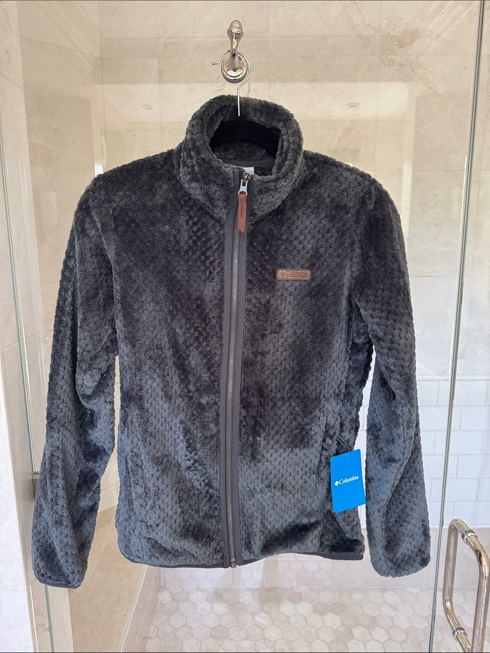 Columbia Charcoal Plush Full-Zip Jacket